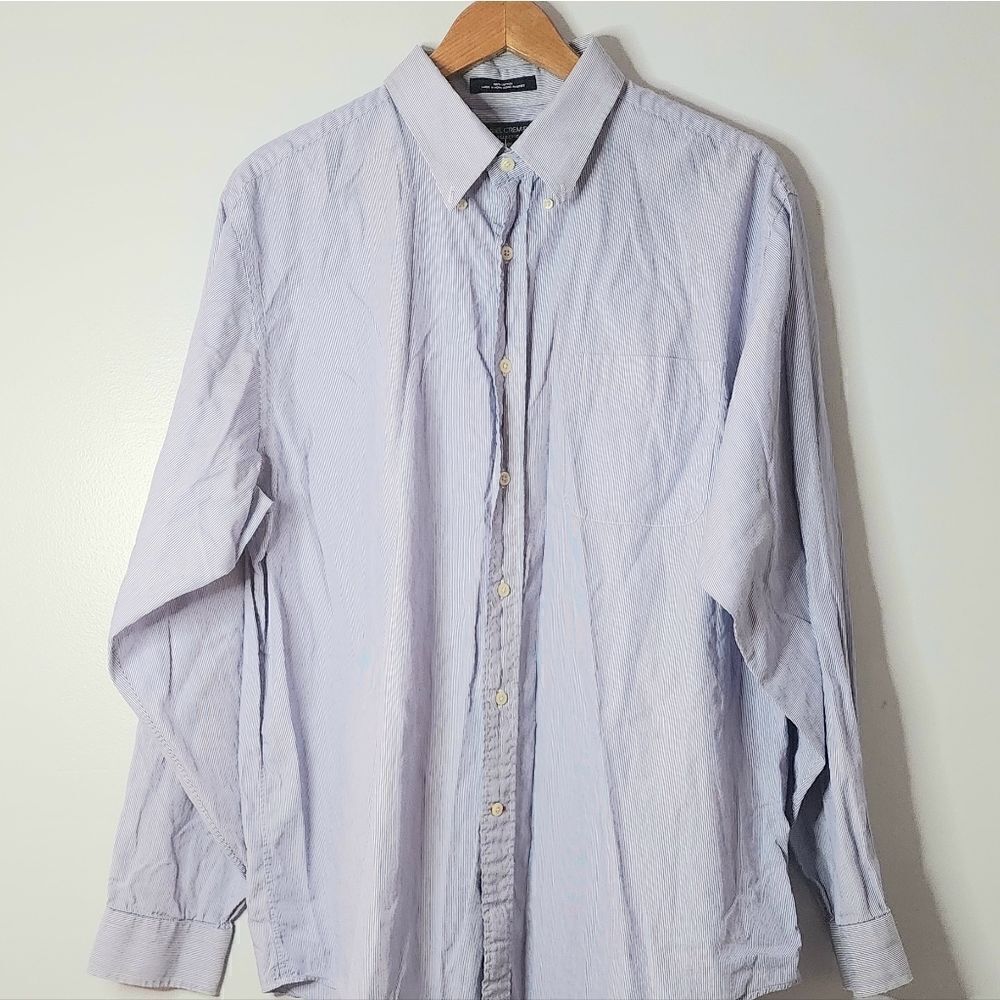 Daniel Cremieux button up dress shirt men's size 17.5 Staney shirt